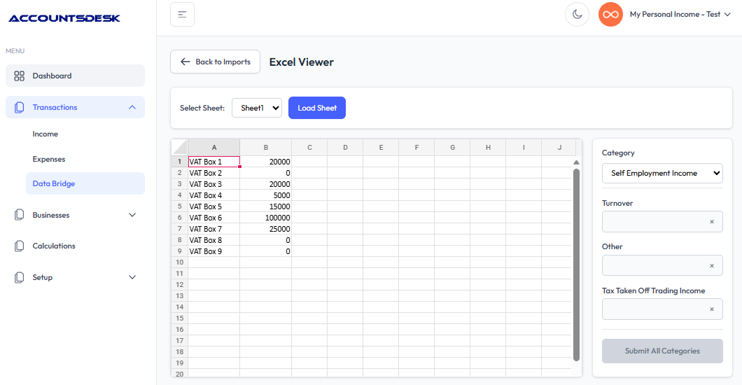 MTD ITSA Excel Bridging Software